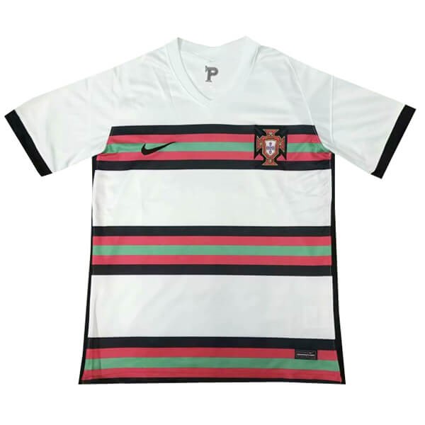 Tailandia Camiseta Portugal Replica Segunda Ropa 2020 Blanco